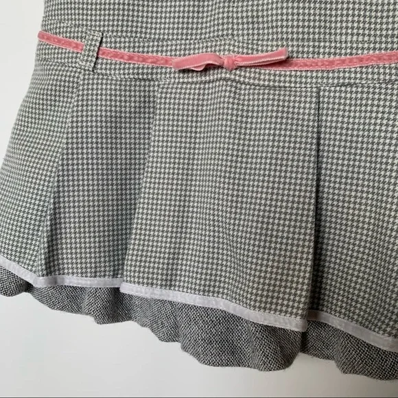 Vintage Mayoral Houndstooth Floral Dress•Like New - Picture 5 of 6